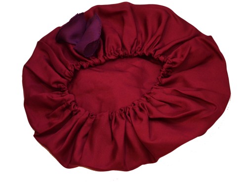 Habutai Silk Bonnet- RedRuby