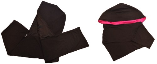 Silk-Lined Hooded Scarf