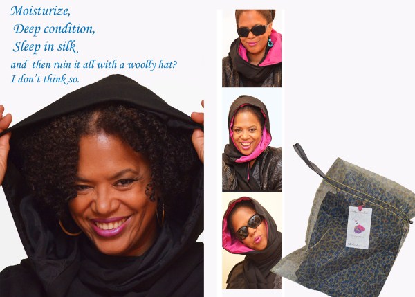 Silk Lined Hooded Scarf