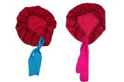 Girls Silk Sleep Cap - Red Ruby