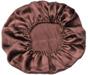 Charmeuse Silk Bonnet - Deep Chocolate