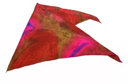 Silk Triangle Scarf- Safari Sunset